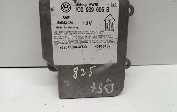 Volkswagen PASSAT B5.5 Airbag control unit/module 1C0909605B 43010402E 5WK43124