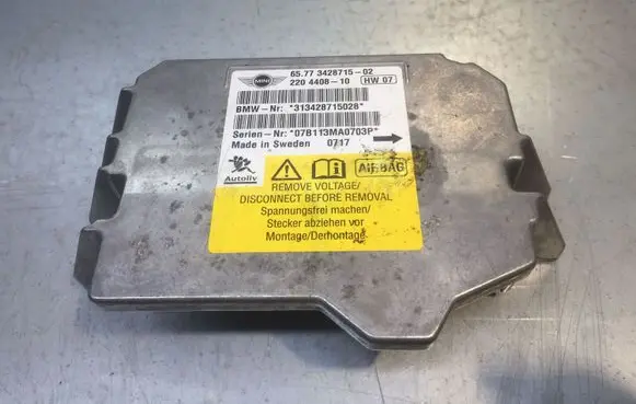 Mini One - Cooper Coupe R56 Airbag control unit/module 220440810 313428715028