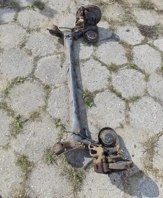 Rear axle beam
