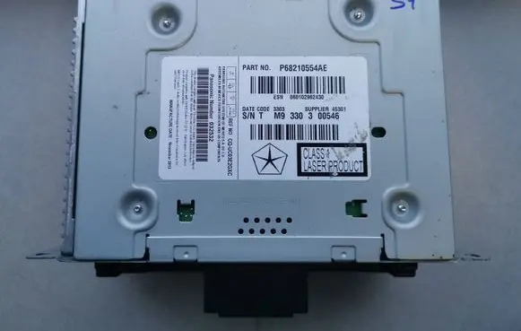 Navigation unit CD/DVD player