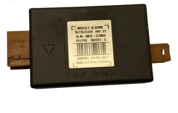 Peugeot 2008 I Alarm control unit/module 9673523380
