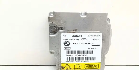 BMW X3 E83 Airbag control unit/module 0285001870 3424581 65773424581