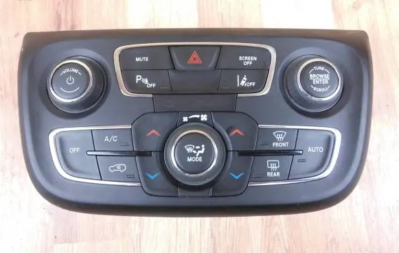 Jeep Compass Climate control/heater control trim 53246152 P5VA64DX9AF