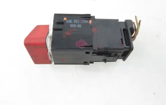 Volkswagen Tiguan Hazard light switch 5M0953509A