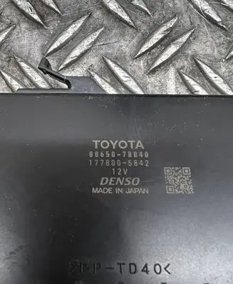 Lexus NX Air conditioning/heating control unit 8865078040