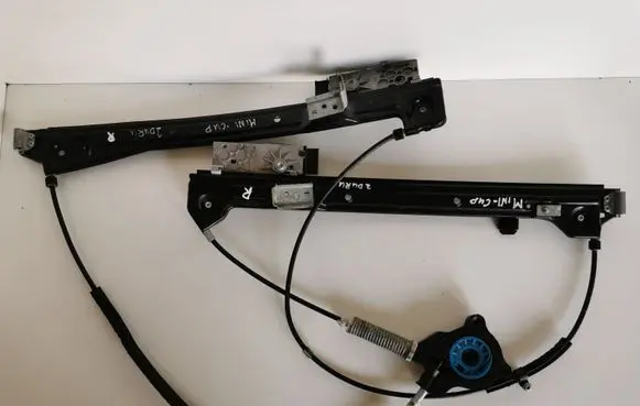 Front door window regulator with motor