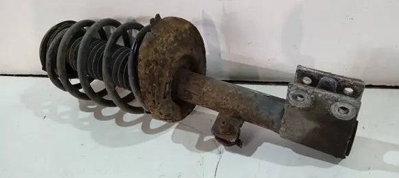 Front shock absorber with coil spring