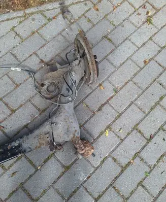 Volkswagen Polo V 6R Rear axle beam 
