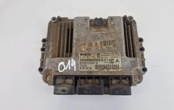 Peugeot 206 Engine control unit/module 9656709780 0281011783