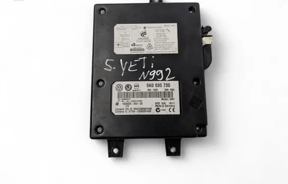Skoda Yeti (5L) Bluetooth control unit module 5K0035730