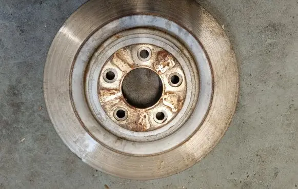 Rear brake disc
