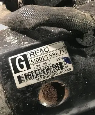 Mazda 6 Starter motor M002T88671 RF5C