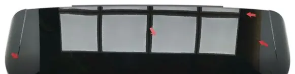 Volkswagen ID.7 Rear window tailgate spoiler 14B827933A L041
