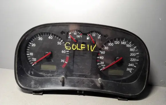 Volkswagen Golf IV Speedometer (instrument cluster) 1J0920801B 1210929032 0263618005