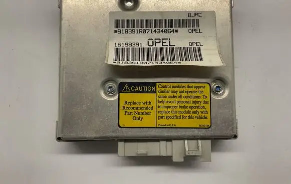 Opel Sintra ABS control unit/module 16198391 918391R071434064