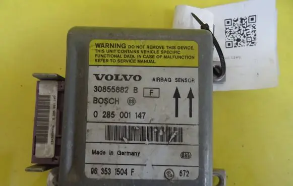 Volvo S40, V40 Airbag control unit/module 30855882B 0285001147