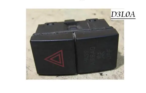 Ford Focus Hazard light switch D3L0A 13A350