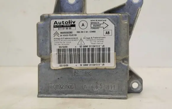 Citroen Berlingo Airbag control unit/module 611019900 9665558380 608929500