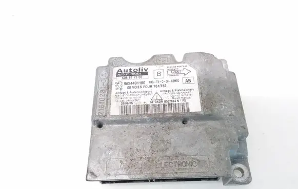 Peugeot 307 Airbag control unit/module 9654491180