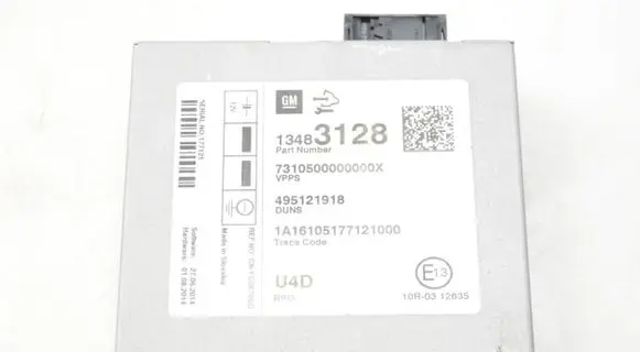 Opel Mokka Other control units/modules 13483128