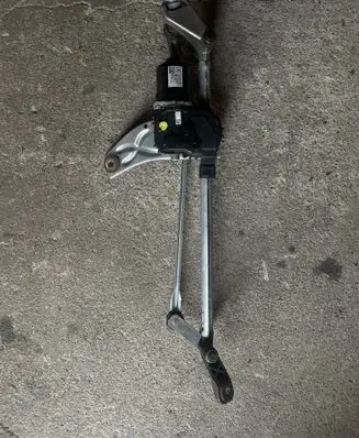 Front wiper linkage and motor