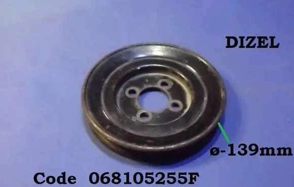 Volkswagen PASSAT Crankshaft pulley 068105255F