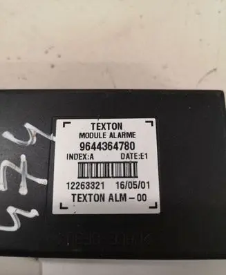 Citroen C5 Alarm control unit/module 9644364780 12263321