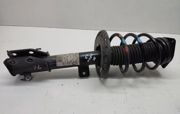 Front shock absorber with coil spring