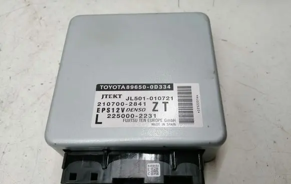 Toyota Yaris Power steering control unit/module 896500D334 2107002841 2250002231