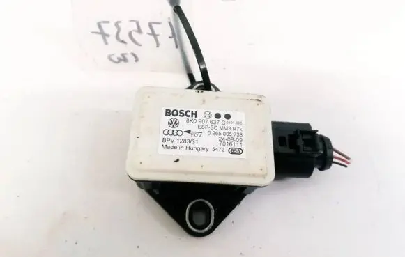 ESP acceleration yaw rate sensor