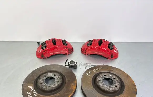 Porsche Macan (95B) Brake discs and calipers set 95B615106S 95B615105S