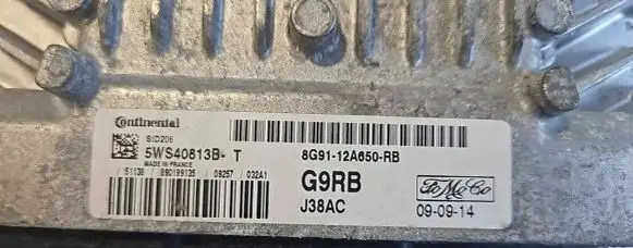 Ford Mondeo MK IV Engine control unit/module 8G9112A650RB 5WS40813B