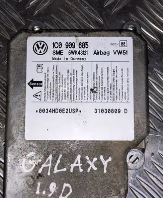 Ford Galaxy Airbag control unit/module 1C0909605