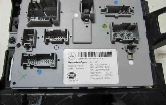 Mercedes-Benz S W222 Other control units/modules A2229006807 5DK01077552 A2229018801