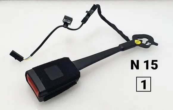Audi A3 S3 8V Front seatbelt buckle 8V0857755F