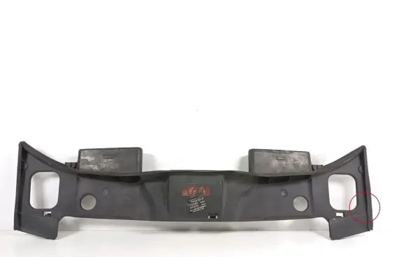 Engine bonnet/hood lock trim molding
