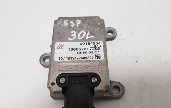 Opel Vectra C ESP acceleration yaw rate sensor 09184504 13665701
