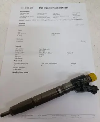 Citroen C5 Fuel injector 0445116013 0210047246