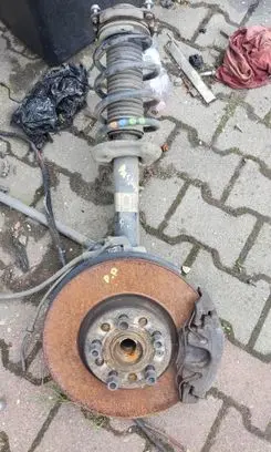 Volkswagen PASSAT B6 Front wheel hub spindle knuckle 3C0413031N