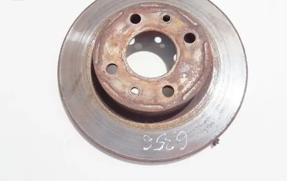 Fiat Panda II Front brake disc neventiliuojamas