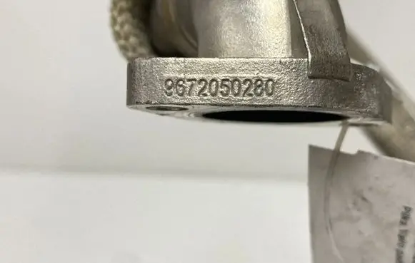 Peugeot 508 EGR valve line/pipe/hose 9672050280