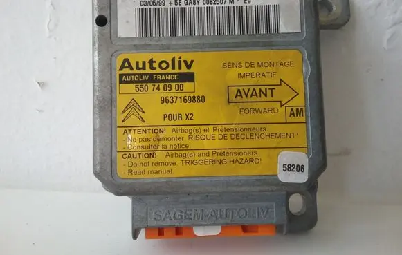 Citroen Xantia Airbag control unit/module 9637169880 550740900