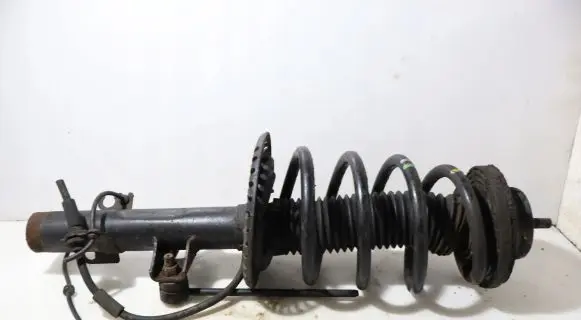 Front shock absorber with coil spring