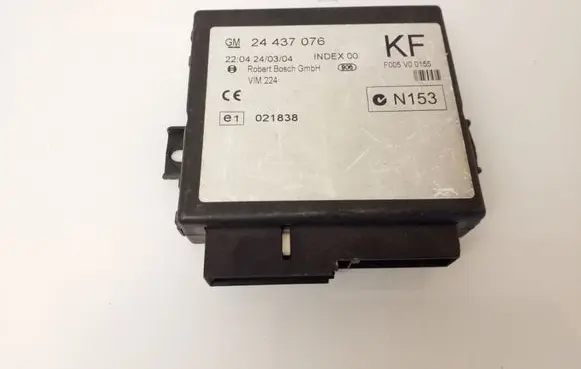 Opel Zafira A Comfort/convenience module 24437076 F005V00155 021838