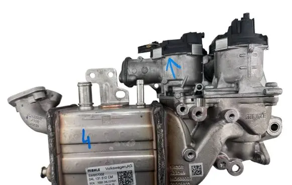 Volkswagen Crafter EGR valve cooler 04L131512CM