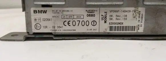 BMW X5 E53 Bluetooth control unit module 8421695008901 695008901 144748