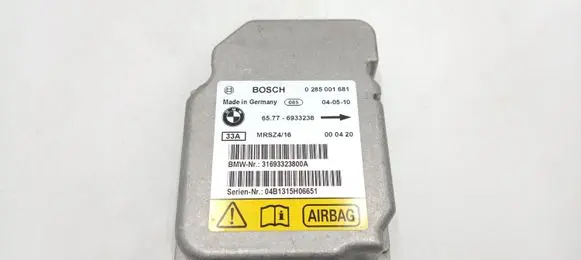 BMW 3 E46 Airbag control unit/module 0285001681 6933238 65776933238