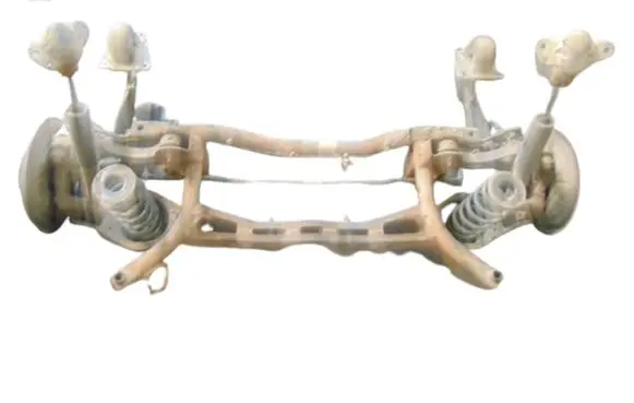 Volkswagen Polo VI Rear axle beam 