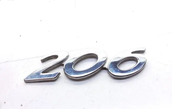 Peugeot 206 Manufacturers badge/model letters 