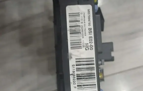 Peugeot 206 Comfort/convenience module 9657999780